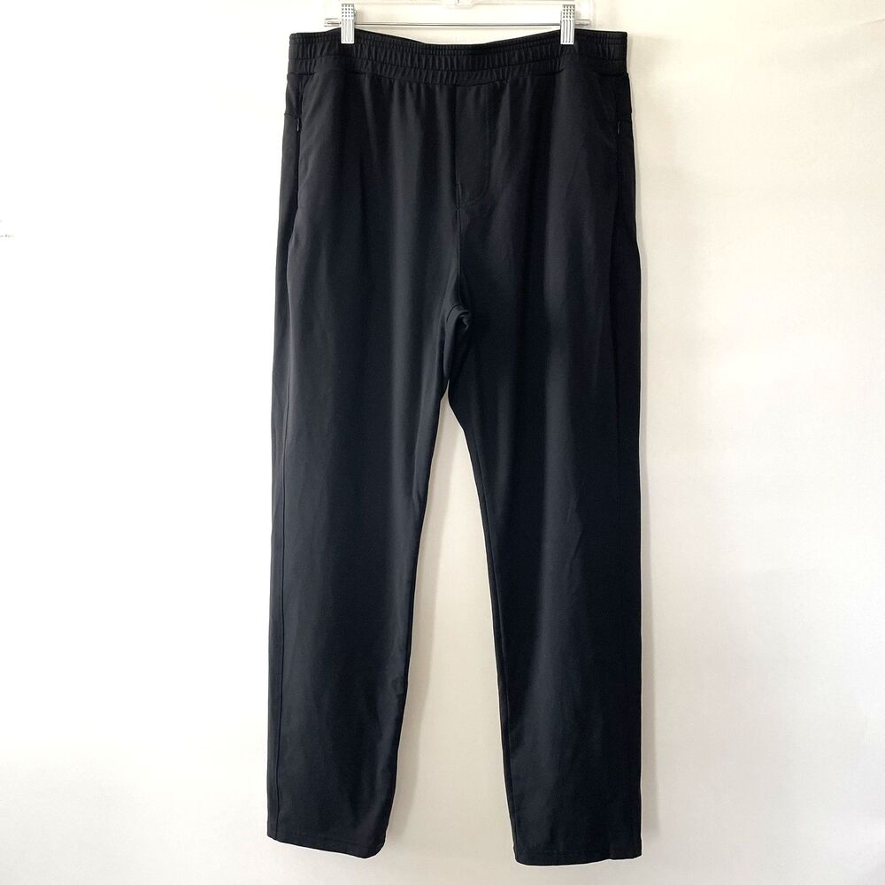 Public Rec Black Comfort Everyday Drawstring Pants Men's Size 38
